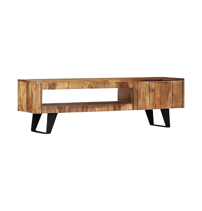 Tv Stand 55.1"x11.8"x15.7" Solid Wood Sheesham