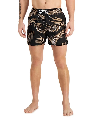 Boss by Hugo Men's Piranha Drawstring 5.3" Swim Trunks, Created for Macy's