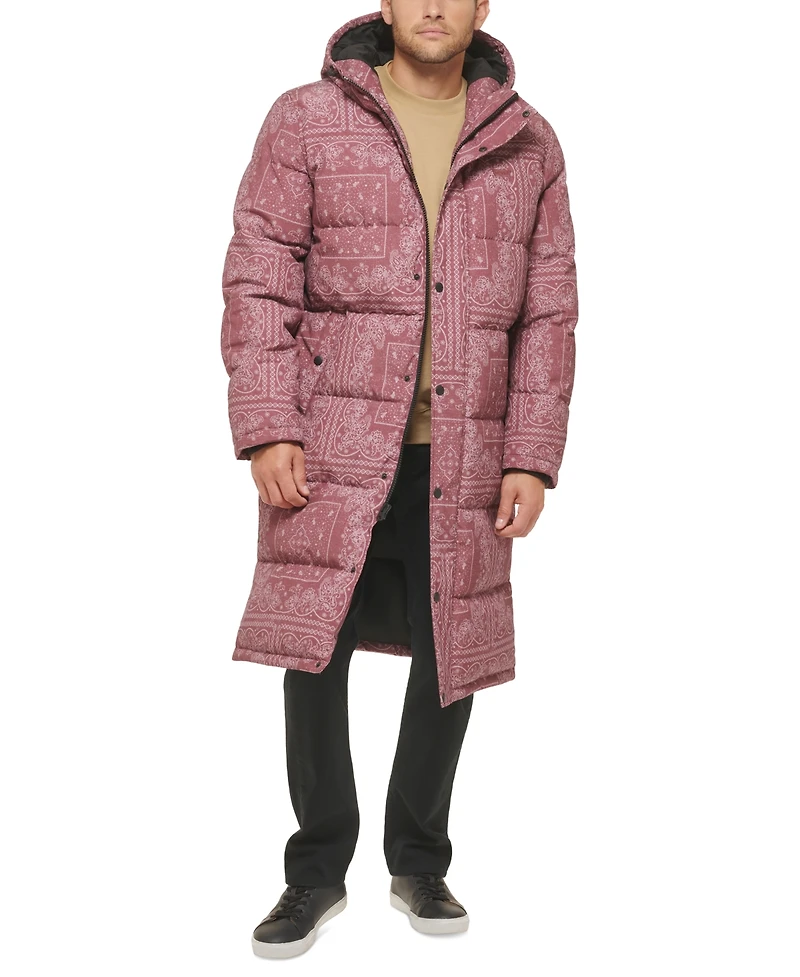 Levi's Men's Quilted Extra Long Parka Jacket
