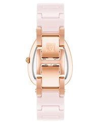 Anne Klein Women's Quartz Blush Ceramic Link Bracelet Watch, 36mm