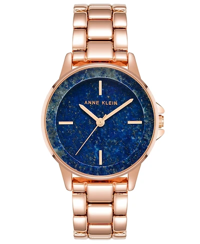Anne Klein Women's Quartz Rose Gold-Tone Alloy Watch, 30mm