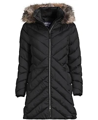 Lands' End Women's FeatherFree Cozy Fleece Lined Winter Coat