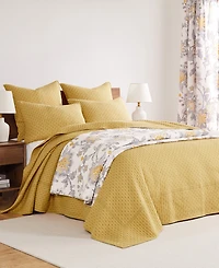 Levtex Cross Stitch Stitching 3-Pc. Bedspread Set