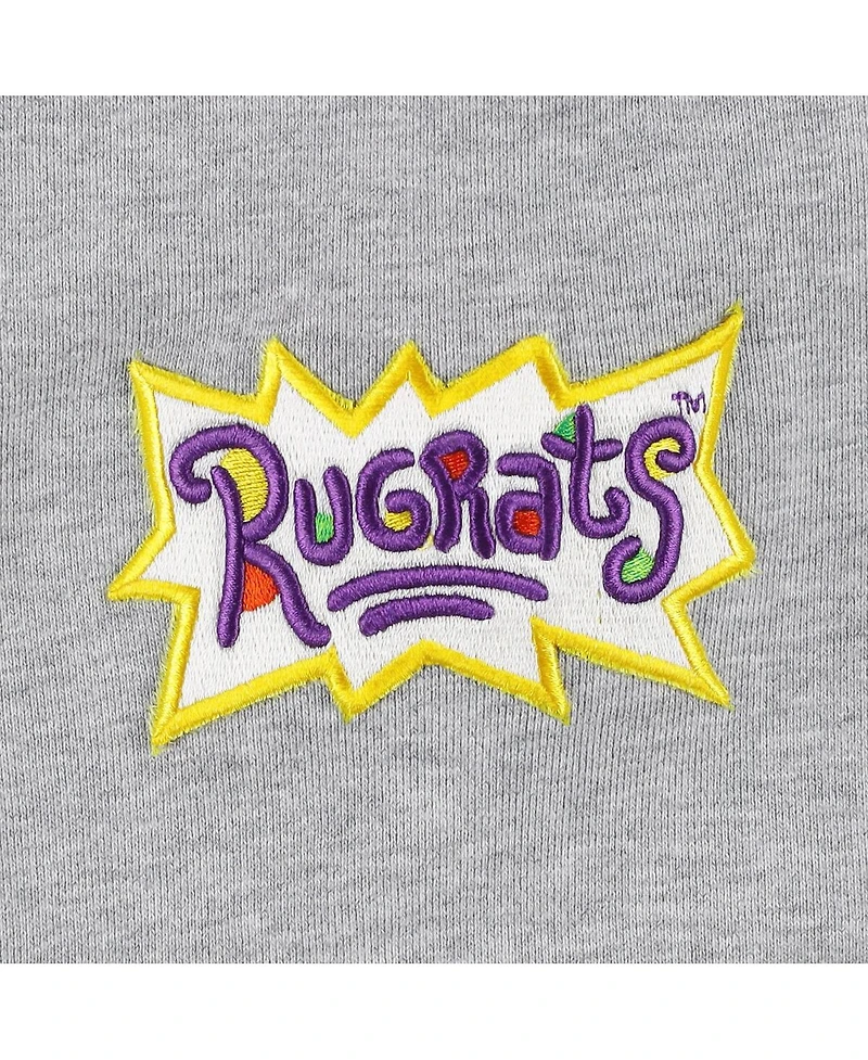 Men's and Women's Freeze Max Heather Gray Rugrats Tommy Football Pullover Hoodie