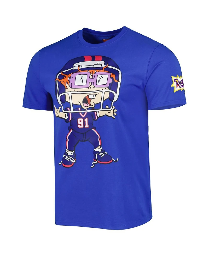 Men's and Women's Freeze Max Royal Rugrats Wide Open Football T-shirt