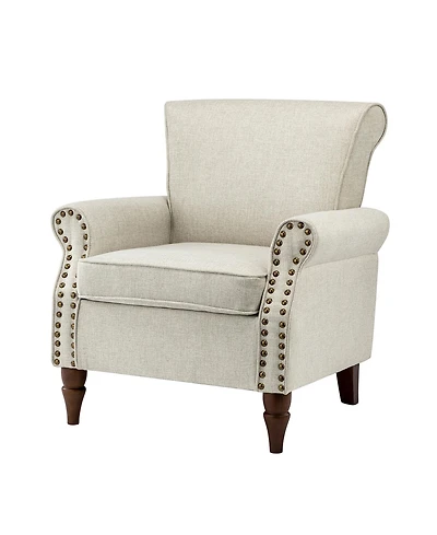 Hulala Home Iuppiter Traditional Armchair with Turned Legs
