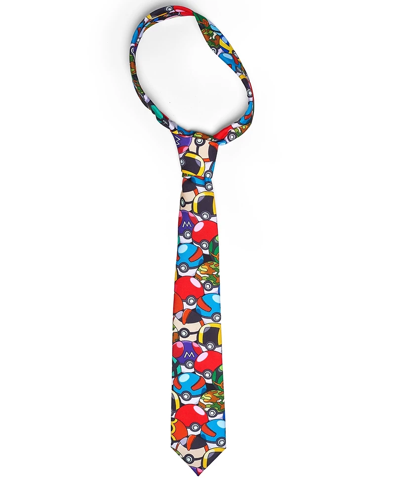 OppoSuits Men's Pokemon Tie - Pokeball Necktie - Formal And Casual - Including 1 Tie - Multicolor