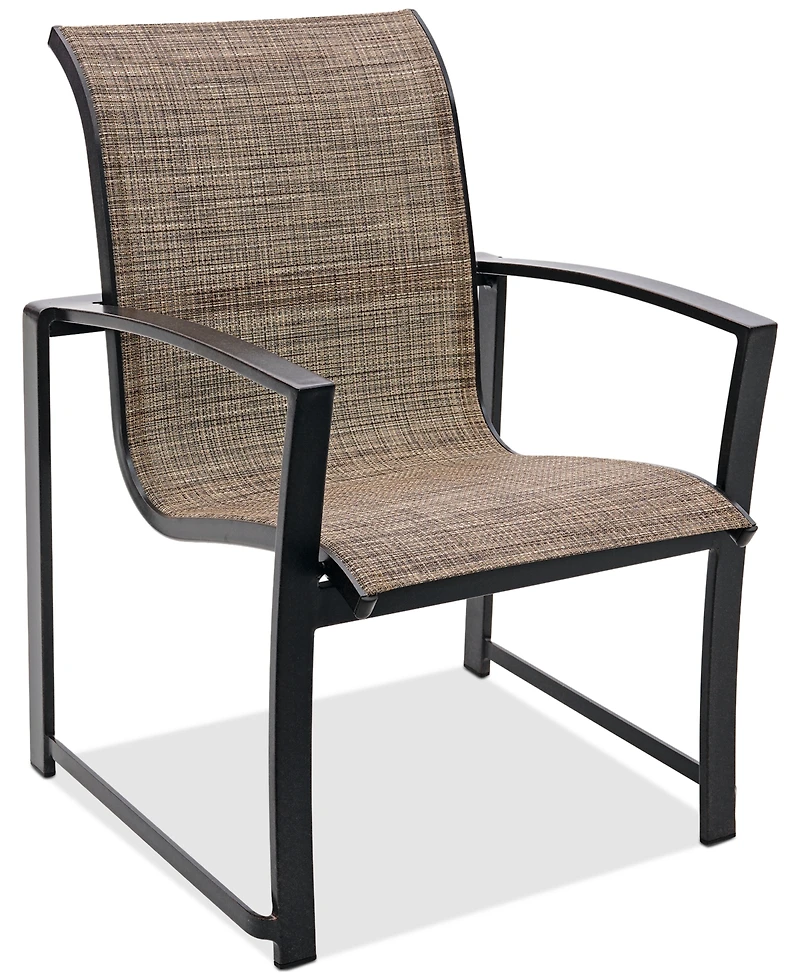 Wythburn Mix and Match Sleek Sling Outdoor Dining Chair, Created for Macy's