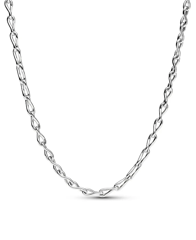 Pandora Sterling Figure of 8 Chain Link Necklace