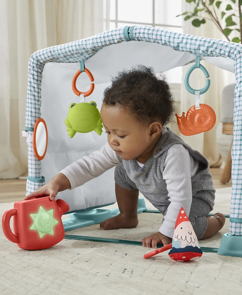 Fisher Price 3-in-1 Baby Gym with Tummy Time Playmat, Tunnel and Toys, Crawl Play Activity Gym
