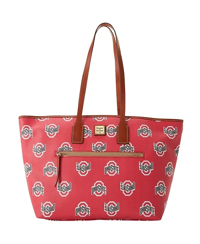Women's Dooney & Bourke Ohio State Buckeyes Sporty Monogram Large Zip Tote Bag