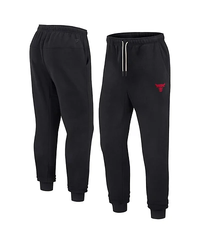 Men's and Women's Fanatics Signature Black Chicago Bulls Super Soft Fleece Jogger