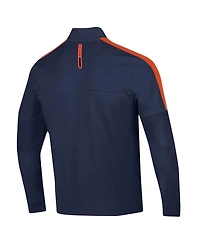 Men's Under Armour Navy Auburn Tigers Midlayer Half-Zip Jacket