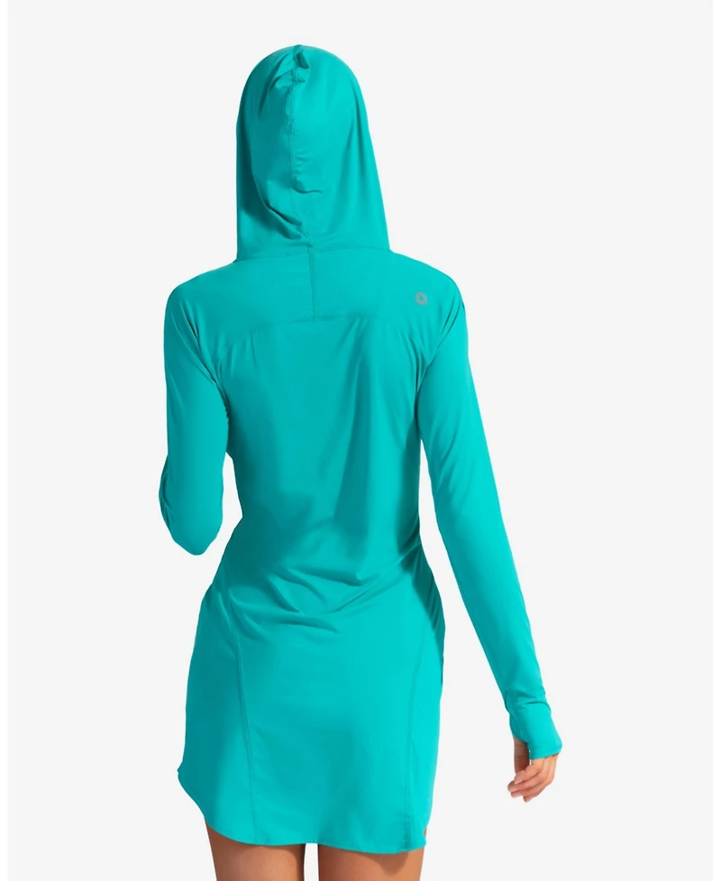 Women's Upf 50+ Sun Protection Hoodie Dress