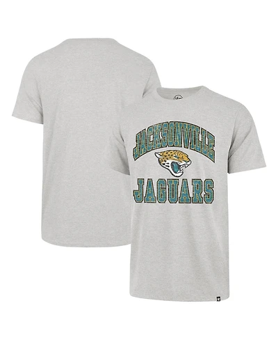 Men's '47 Brand Gray Distressed Jacksonville Jaguars Play Action Franklin T-shirt