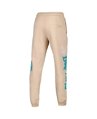 Men's and Women's The Wild Collective Cream Miami Dolphins Heavy Block Graphic Jogger Pants