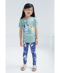 Bluey Bingo Girls T-Shirt and Leggings Outfit Set Toddler |Child Girl