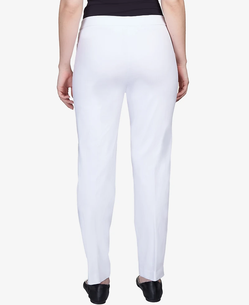 Alfred Dunner Classics Allure Pull-On Slim-Leg Pants