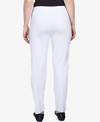 Alfred Dunner Classics Allure Pull-On Slim-Leg Pants
