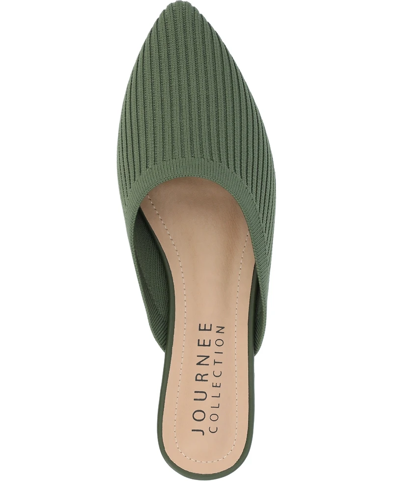 Journee Collection Women's Aniee Knit Mules