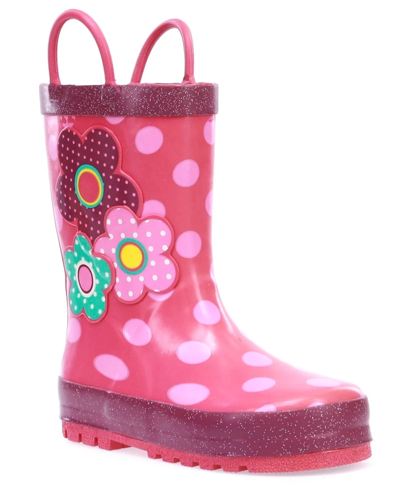 Western Chief Little Girls Flower Cutie Rain Boot