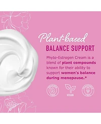 Phyto Estrogen Cream for Women | Plant Based Hot Flash, Menopause & Menstrual Cycle Support | Wild Yam, Black Cohosh, Dong Quai, Red Clover | 96 Topic