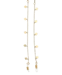 2028 Gold-Tone Heart Charms Eyeglass Holder