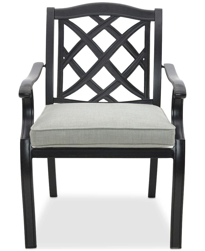 Wythburn Mix and Match Lattice Outdoor Dining Chair, Created for Macy's