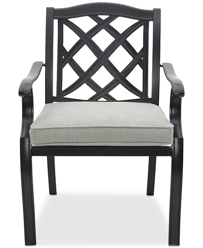 Wythburn Mix and Match Lattice Outdoor Dining Chair, Created for Macy's