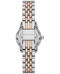 Michael Kors Women's Lexington Three-Hand Two-Tone Stainless Steel Watch and Bracelets Gift Set 26mm