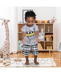 Dc Comics Toddler Boys Justice League Batman Joker Riddler 3 Pack Graphic Short Sleeve T-Shirt Toddler|Child
