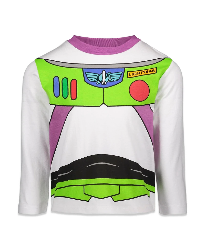 Disney Toddler Boys Toy Story Cars Lion King Guard Mickey Mouse 2 Pack Cosplay Long Sleeve T-Shirts to
