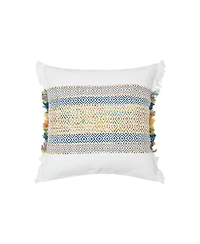 Ashley Woven Stripe Decorative Throw Pillow, 22" x 22"