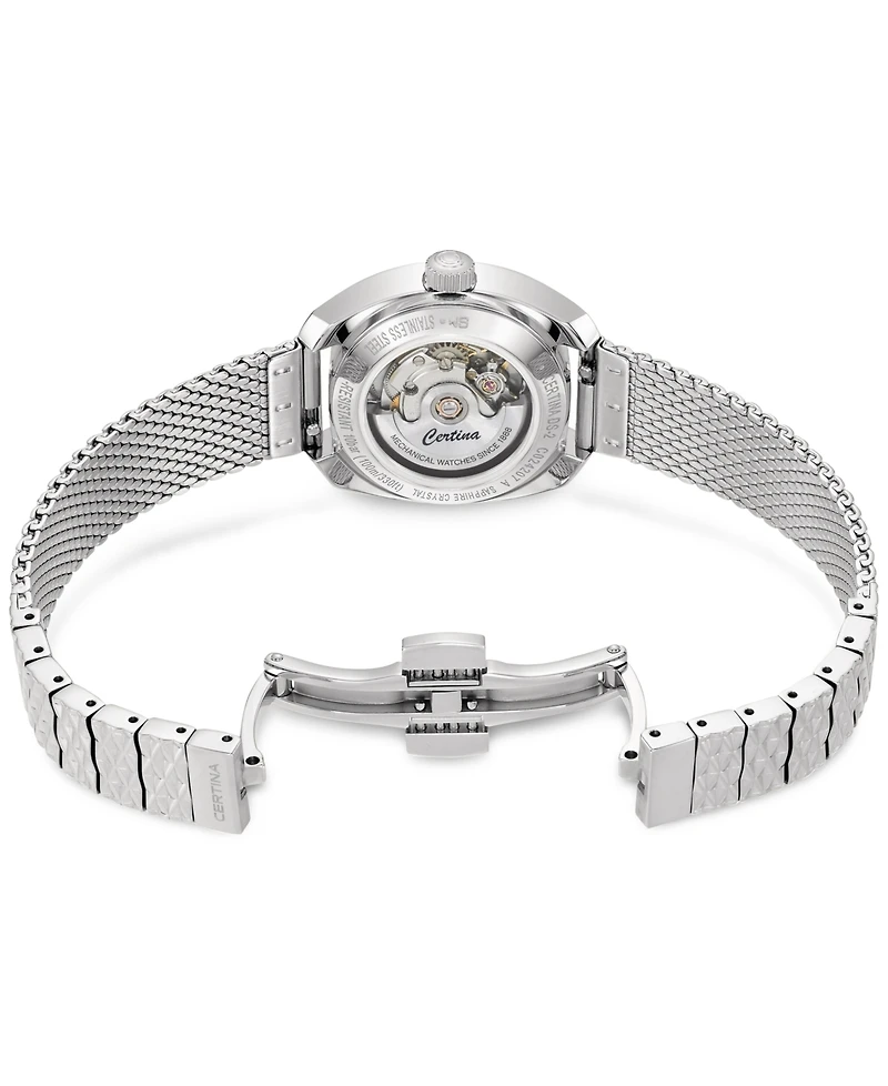Certina Women's Swiss Automatic Ds-2 Lady Stainless Steel Mesh Bracelet Watch 28mm