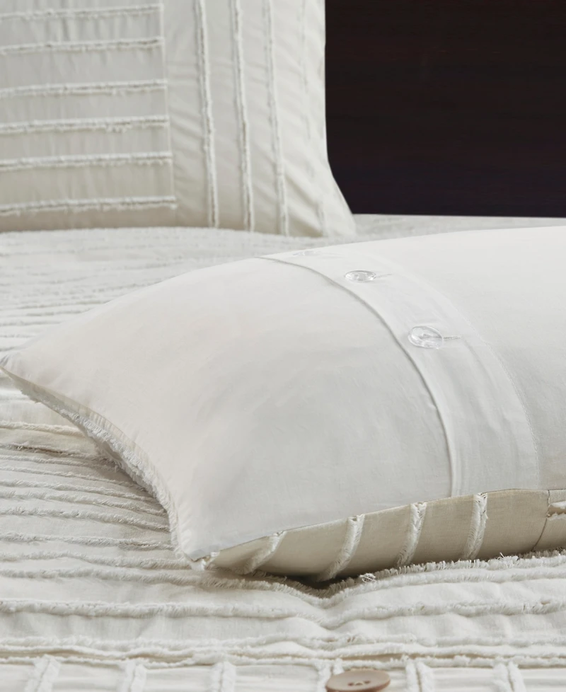 Madison Park Signature Essence Oversized Cotton Clipped Jacquard -Pc. Comforter Set