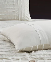 Madison Park Signature Essence Oversized Cotton Clipped Jacquard -Pc. Comforter Set