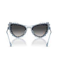 Swarovski Women's Gradient Sunglasses with Crystals clip-on, SK7011