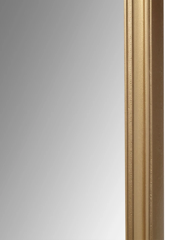 Madison Park Adelaide Gold-Tone Scalloped Wood Wall Mirror