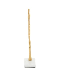 Rosemary Lane Real Marble Tree Jewelry Stand with Rectangular Base
