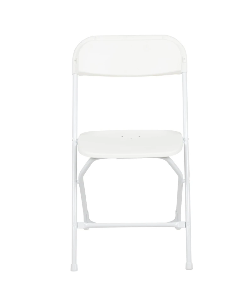 Set Of 10 Stackable Folding Plastic Chairs