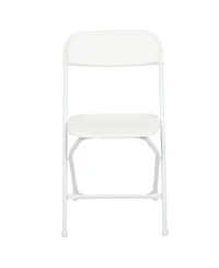 Set Of 10 Stackable Folding Plastic Chairs