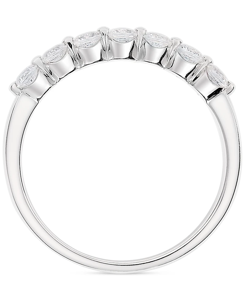 Diamond Seven Stone Band (1/2 ct. t.w.) 14k White or Yellow Gold