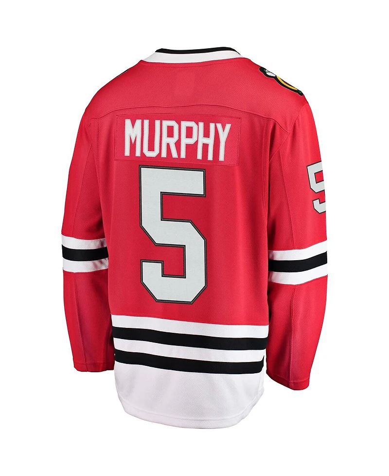 Men's Fanatics Connor Murphy Red Chicago Blackhawks Breakaway Player Jersey