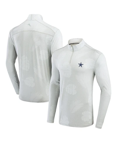 Tommy Bahama Men's Gray Kansas City Chiefs Delray Frond IslandZone Half-Zip Sweatshirt