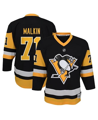 Big Boys Evgeni Malkin Black Pittsburgh Penguins Home Replica Player Jersey