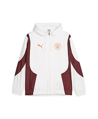 Men's Puma White Manchester City 2023/24 Pre-Match Anthem Full-Zip Hoodie Jacket