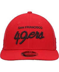 Men's New Era Scarlet San Francisco 49ers Black History Month 9FIFTY Snapback Hat