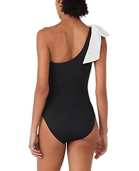 Kate Spade Women's One-Shoulder Bow-Tie Swimsuit