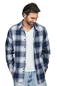 Braveman Men's Button Down Classic Fit Flannel Shirt