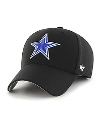 Men's '47 Brand Black Dallas Cowboys Mvp Adjustable Hat